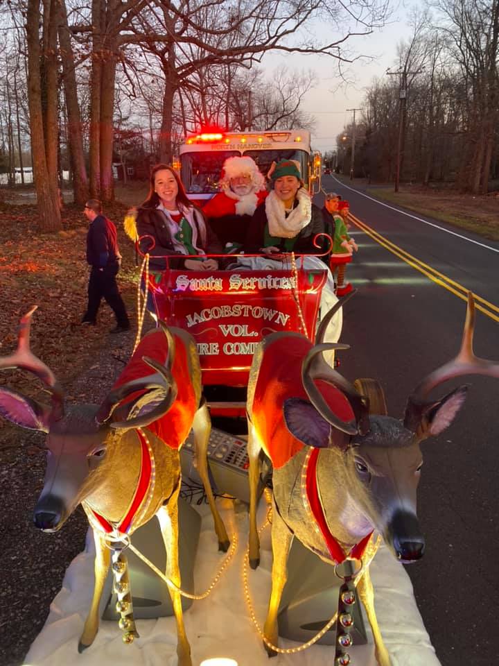 Jacobstown Fire Department Santa 2019