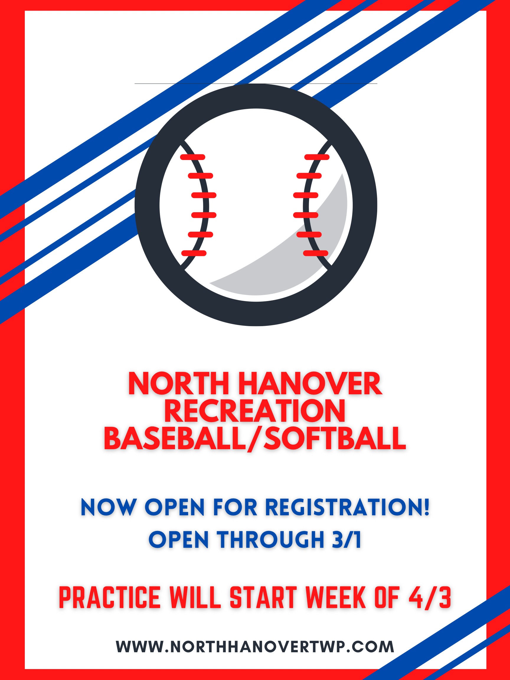 2023 baseball softball registration
